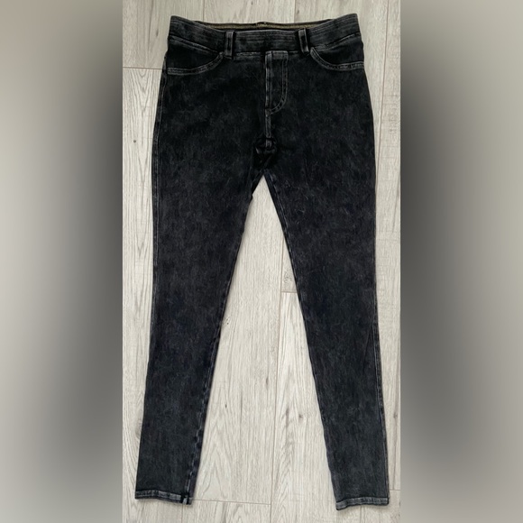 Hard Tail Acid Wash Jeggings Pull On Back Pocket Pants Size Small - Picture 2 of 9